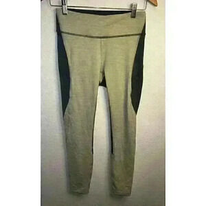 Outdoor Voices Women's Green & Gray Heathered Legging 24” Inseam‎ Size Small